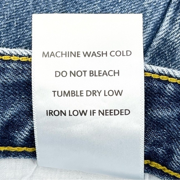 EVIDNT Malibu Blue Dip Dyed Two-Tone Cropped Jeans - Picture 11 of 11